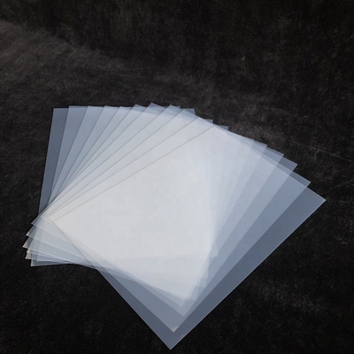 130 Microns Waterproof PET Film Sheet Milky Silkscreen Inkjet Printing Film