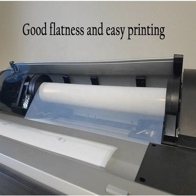 130um Milky Inkjet Film Roll 17&quot;X30m Screen Printing Film Roll OEM