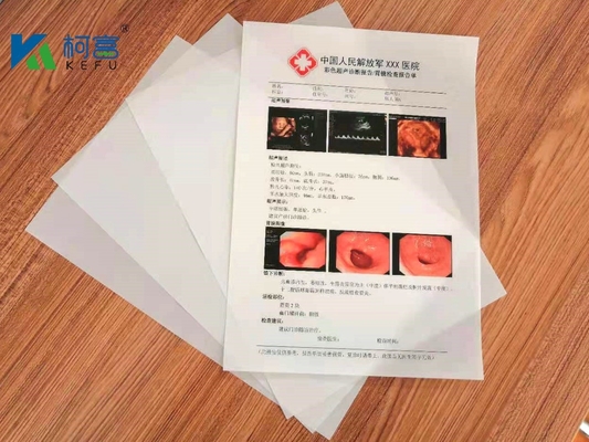 125 Microns PET X Ray Film Semi Transparency Sheets For Inkjet Printers
