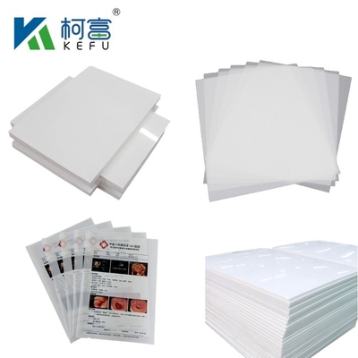 A3/A4 Excellent PET Material 100 Micron White Waterproof Transparent Inkjet Silk Screen Positive Printing Films